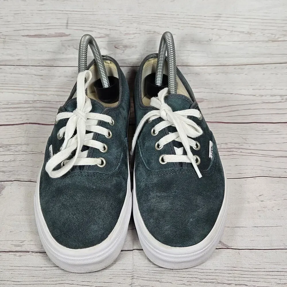 Vans Classic Shoes Women’s Dark Green Suede US 7.5 Scotchgard Durable